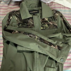 Sequined army jacket